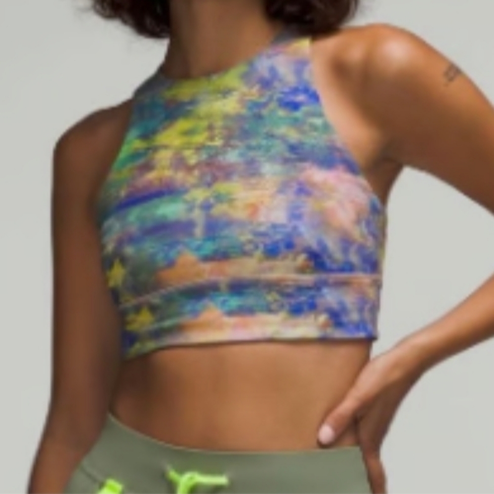 Lululemon Energy Bra High Neck Long Line size6